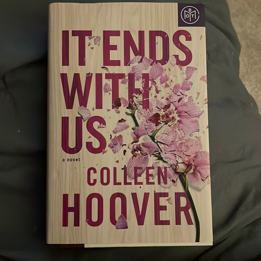Hard cover - It Ends With Us novel